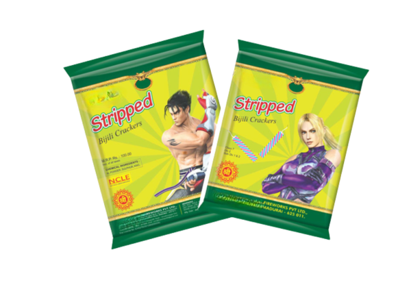 STRIPPED BIJLI (100 PCS)  (YUVARAJ BRAND)